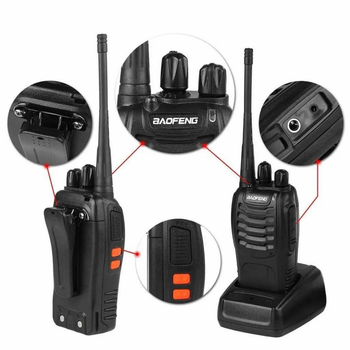 Комплект радіостанцій Baofeng BF-888S G UHF 400-470 MHz 2 шт 2000000186160