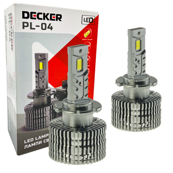 Лампа светодиодная для фар DECKER LED PL-04 D2S 6000K 10000LM 2 шт комплект