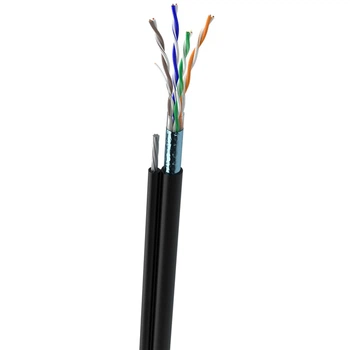 Віта пара FTP (зовнішній) + Трос, Cat 5e (4 кручені пари, екран) Dialan 50метрів
