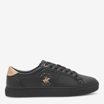 Женские кеды низкие Beverly Hills Polo Club W-VSS24013 5905588500322 39 25.5 см Черные (5905588500353)