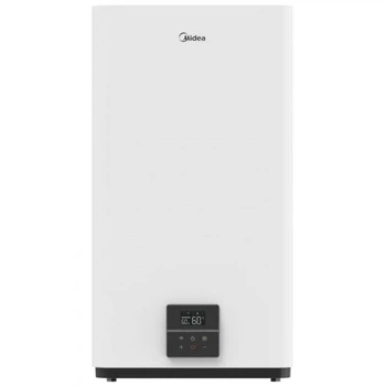 Водонагреватель Midea PRIME Wi-Fi D50-20ED6 (D) (000003981), 50 литров, 2 кВт, накопительный, плоский, вертикальный монтаж 2 сухих ТЭН, электронное/WiFi управление, белый