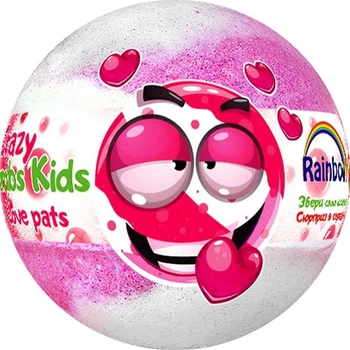 Бомба для ванн Аква Шайн Rainbow Crazy Bombs Kids Улюблені тваринки 100 г (4820240940265)