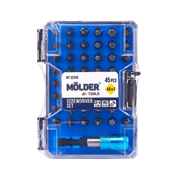 Набор бит с держателем Molder 45шт универсальные насадки для отвертки шуруповерта и воротка (DO-LI_33S)