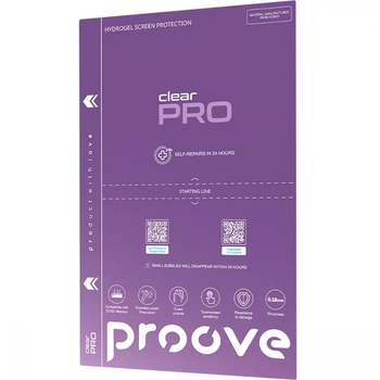 Защитная 3D гидрогелевая плёнка Proove PRO для Motorola Edge 60 PRO, глянцевая на экран