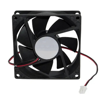 Вентилятор кулер 8025 для видеокарты 80мм 12В 2pin Black (530297)