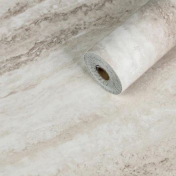 Самоклеящаяся виниловая плитка в рулоне перламутровый мрамор 3000х600х2мм