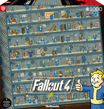 Пазл Good Loot Fallout 4 Perk Poster 1000 елементів (5908305247937)