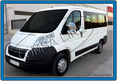 Fiat Ducato/Citroen Jumper/Peugeot Boxer (2006-) Накладки на дзеркала (пластик) 2 шт, (6457095)
