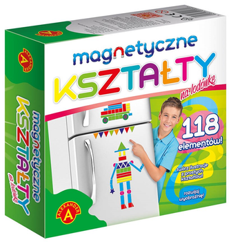 Puzzle magnetyczne Alexander Kształty na lodówkę 118 elementów (5906018011838)