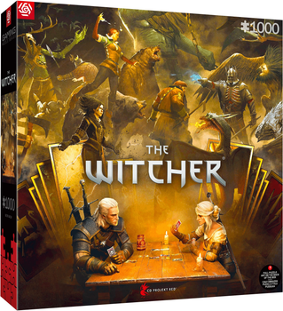 Пазл Good Loot The Witcher Playing Gwent 1000 елементів (5908305249634)