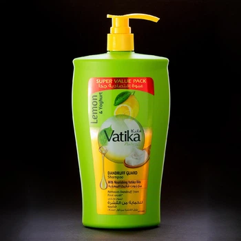 Шампунь от перхоти Лимон и йогурт Vatika Naturals Dandruff Guard Dabur 900 мл