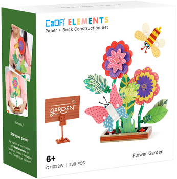 Конструктор Cada Flower Garden Multicoloured 230 предметів (6948061927772)