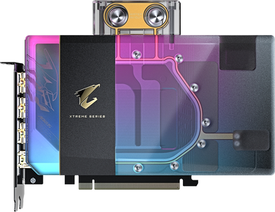 Видеокарта Gigabyte PCI-Ex GeForce RTX 5080 Aorus Xtreme Waterforce WB 16GB GDDR7 (256bit) (2805/30000) (HDMI, 3 x DisplayPort) (GV-N5080AORUSX WB-16GD)