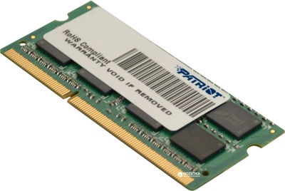 Оперативная память Patriot SODIMM DDR3-1600 8192MB PC3-12800 (PSD38G1600L2S)