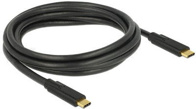 Кабель Delock USB 3.1 Gen 1 USB Type-C – Type-C 2 m Black (4043619836680)