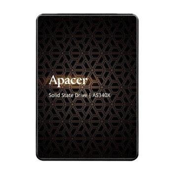 Твердотілий SSD диск Apacer AS340X 240GB 2.5" 7mm SATAIII 3D NAND Read/Write: 550/520 MB/sec Black