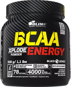 Амінокислоти ВСАА Olimp Xplode Energy 500 г Fruit punch (5901330093135)