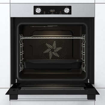 Духова шафа Gorenje BO6735E02X чорний/нержавіюча сталь