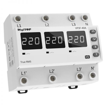 Реле напруги DigiTOP VP-3F40A M6W