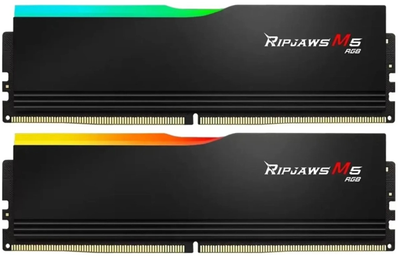 Оперативна пам'ять G.Skill DDR5-6000 32768MB PC5-48000 (Kit of 2x16384MB) Ripjaws M5 RGB Black (F5-6000J3636F16GX2-RM5RK)