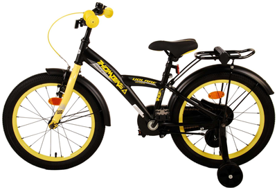 Дитячий велосипед Volare Thombike Black Yellow 18" (8715347217968)