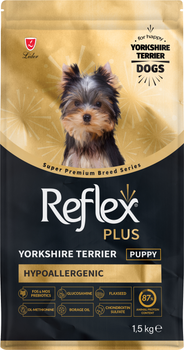 Cухой корм Reflex Plus Yorkshire Terrier Puppy для щенков йоркширского терьера от 2 до 10 месяцев 1.5 кг (8698995035750)