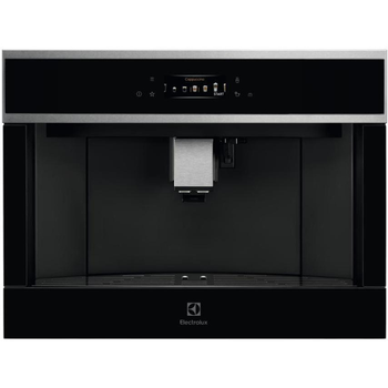 Кавомашина вбудована Electrolux EBC85X 2.5л зерно/мелена автоматичний капучинатор дисплей сенсорне керування підсвітка чорна