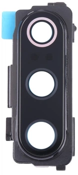 Стекло камеры Xiaomi Mi 9 с рамкой черного цвета Piano Black High Copy