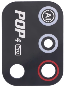 Стекло камеры Tecno Pop 4 Pro BC3 /CB3 без рамки High Copy