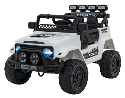 Samochód elektryczny Ramiz Off-Road Climber 2-osobowy Biały (5903864946673)