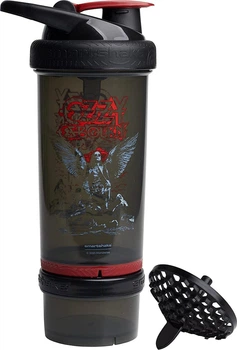 Шейкер SmartShake Revive Rock Band Collection Ozzy Osbourne Черно-красный 750 миллилитров