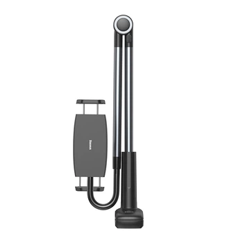 Тримач для планшету Baseus Otaku life rotary adjustment lazy holder Pro（Applicable for phone/ ipad) gray (LUZQ000013)