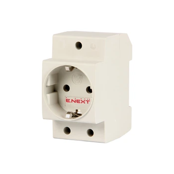 Розетка на DIN-рейку e.socket.pro.din.tms 230 Взз/к Enext (219899)