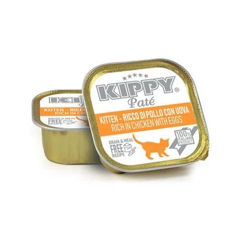 Корм вологий KIPPY Pate Kitten для кошенят з куркою та яйцем у вигляді паштету 90 г 1952