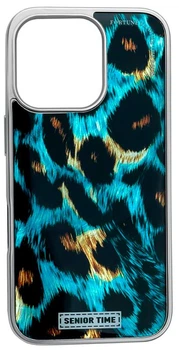 TPU чехол Leopard Case на Apple iPhone 16 Pro Max / green