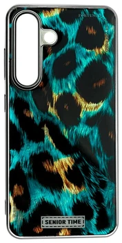 TPU чехол Leopard Case на Samsung Galaxy S25 / green