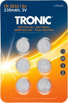 Батарейка Tronic літієва CR2032 блістер 6 шт (PS-202508)