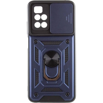 Протиударний броньований чохол із захистом камери для Xiaomi Redmi 10 Armor Case Keysion blue