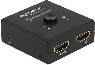 Przełącznik wideo Delock HDMI Switch 2-1 4K60Hz (64072)