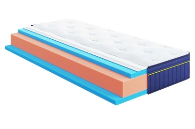 Беспружинный ортопедический матрас BlueMarine Atlantico/БлюМаринэ Атлантико ТМ HighFoam нестандарт за кв.м