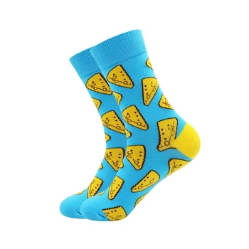 Высокие носки Friendly Socks 27-0459 36-40 цвет голубой