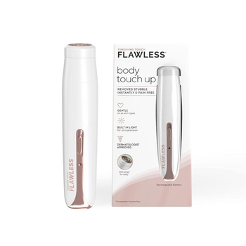 Акумуляторний жіночий тример для видалення волосся Flawless Body Touch, портативний епілятор для вього тіла Білий QYD-040