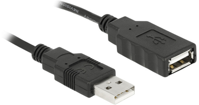 Адаптер Delock USB Type-A - RS-232 80 cm Black (4043619614257)