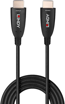 Кабель Lindy HDMI гібридний оптоволоконний 10 м Black (4002888385107)