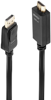 Кабель Lindy DisplayPort to HDMI 4K30 Hz 50 см (4002888369206)