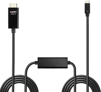 Kabel Lindy USB do HDMI 10 m (4002888433174)