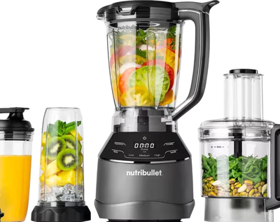 Блендер NutriBullet NBF580B Triple Prep System Чорний (392378)