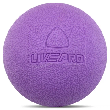 Мяч массажный для мфр и самомассажа LivePro Massage Roller 8501 диаметр 6,5см