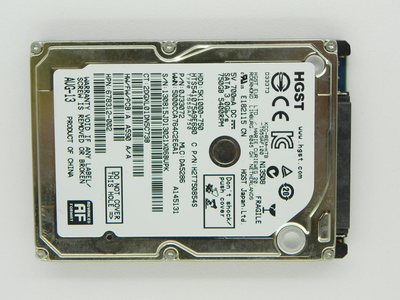 Жорсткий диск Hitachi (HGST) 750GB 5400rpm 8MB 5K1000-750 HTS541075A9E680 2.5 SATA III для ноутбука. (04638) Б/В