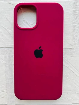 Чохол-накладка Silicone Case для Apple iPhone 12 iPhone 12 Pro Plum